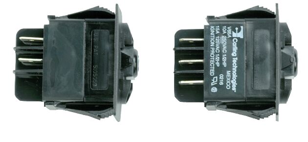 Carling keinuvipukatkaisin OFF-ON, 1-NAPAINEN