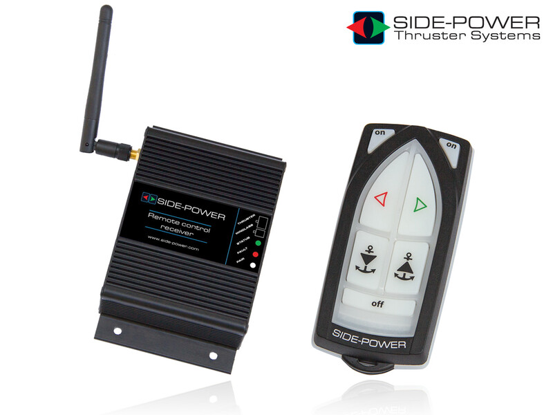 Side-Power RC-21E Radiokaukosäädin sarja, keulapotkurille ja ankkurivinssille.