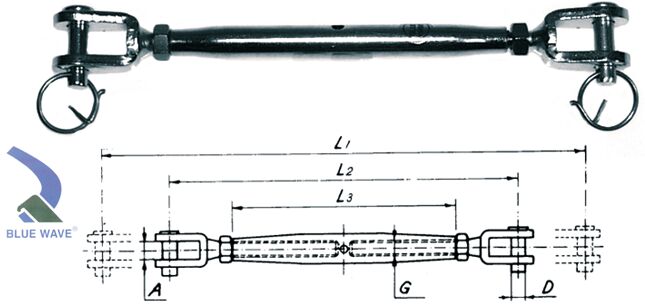 VANTTIRUUVI M10 KIERTEELLÄ AISI 316