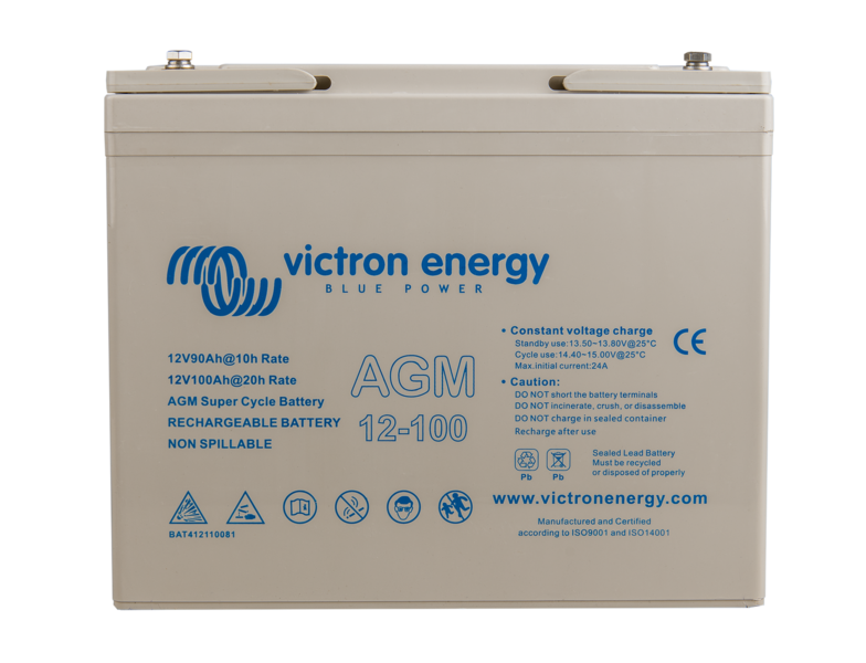 Victron 12V/100Ah AGM Super Cycle Akku (M6) 260x168x215