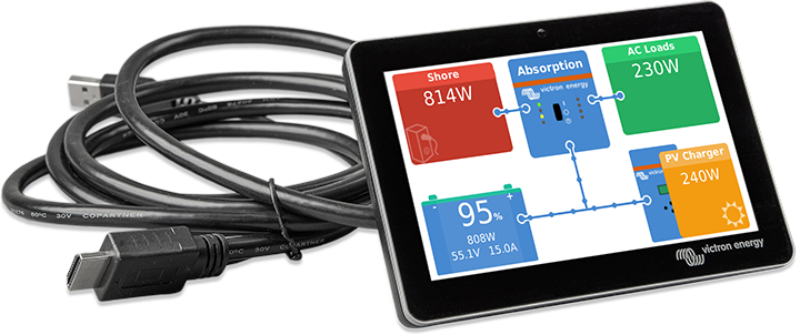 Victron Energy GX touch 50, Cerbo laitteelle