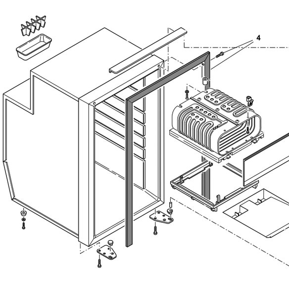 Isotherm  CR65 pinta-asennuskehys