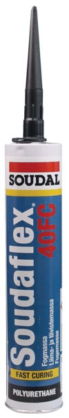 Soudal Soudaflex 310ml Musta