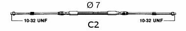 Ultraflex C-2 kaukosäätökaapeli 17ft ,45,10m