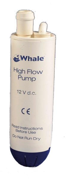 Whale makeavesipumppu, uppopumppu 12l/min 24V