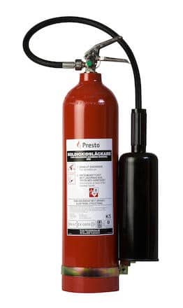 Presto K5 5kg hiilidioksiidisammutin antimagneettinen