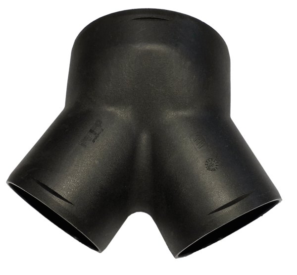 Autoterm Y-haara,90-60-60 mm musta