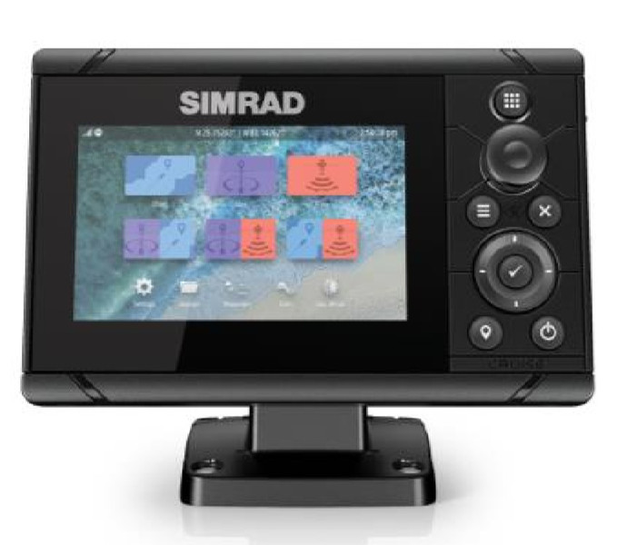 Simrad Cruise 5 Karttaplotteri  peräpeilianturilla