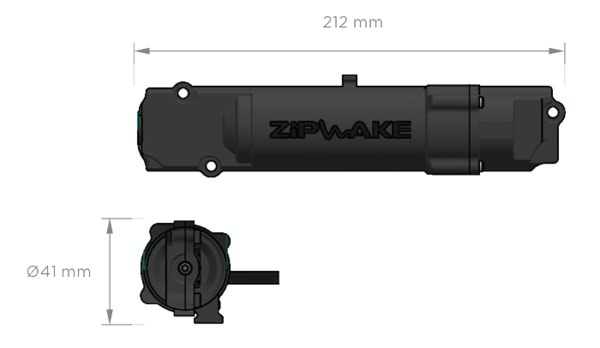 ZIPWAKE SERVOYKSIKKÖ + 3 m KAAPELI