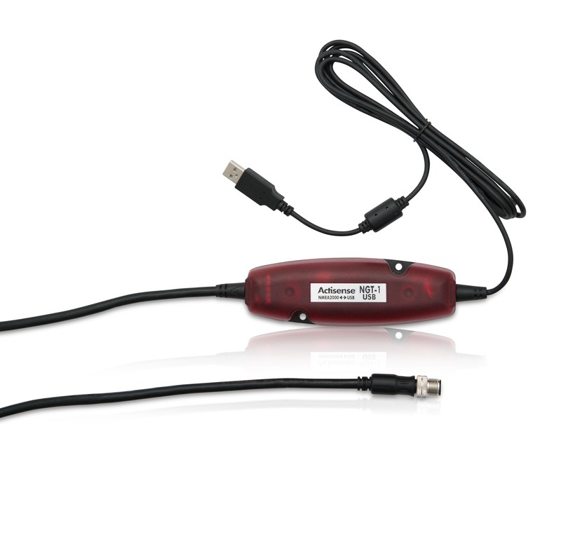Actisense NGT1 NMEA 2000 PC liitäntämoduli USB porttiin.
