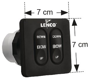 Lenco Standard trimmi lisäkatkaisija 12/24V