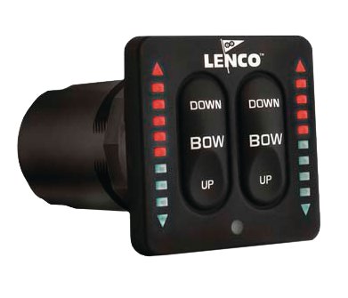 Lenco LED trimmikatkaisinpaneeli  asentonäytöllä 12/24V