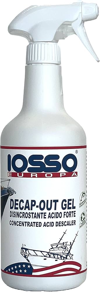 IOSSO Decap-Out Gel Kalkin ja tummentumien poistaja ruiskupullo 750 ml