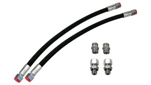 L&S 2 x taipuisa hydrauliputkisarja, liittimin ½ BSPP Ø 18 mm