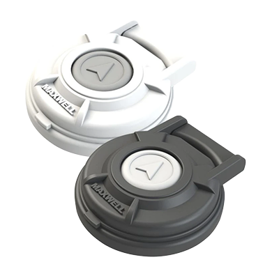 VETUS Jalkakytkin kannella, kompakti (musta), kytketään solenoidin kautta Ø 65 mm, kork. 22 mm