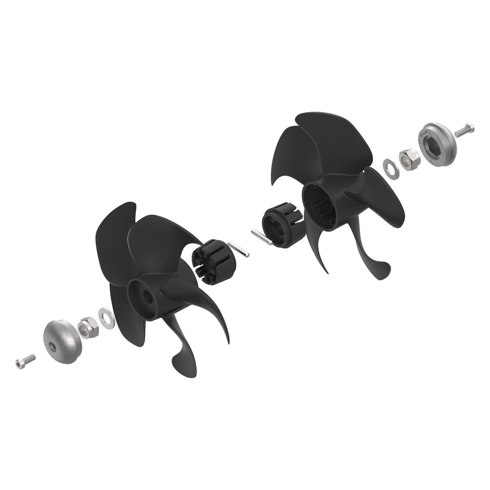 Side-Power Q-prop upgrade kit for SP75/95/SP100HYD, sisältää anodit