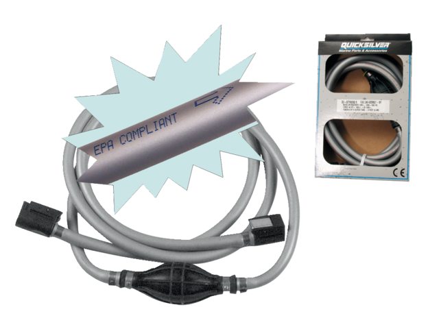 Quicksilver 8M0054325 perämoottorin polttoaineletku Merury Mariner 2.44m