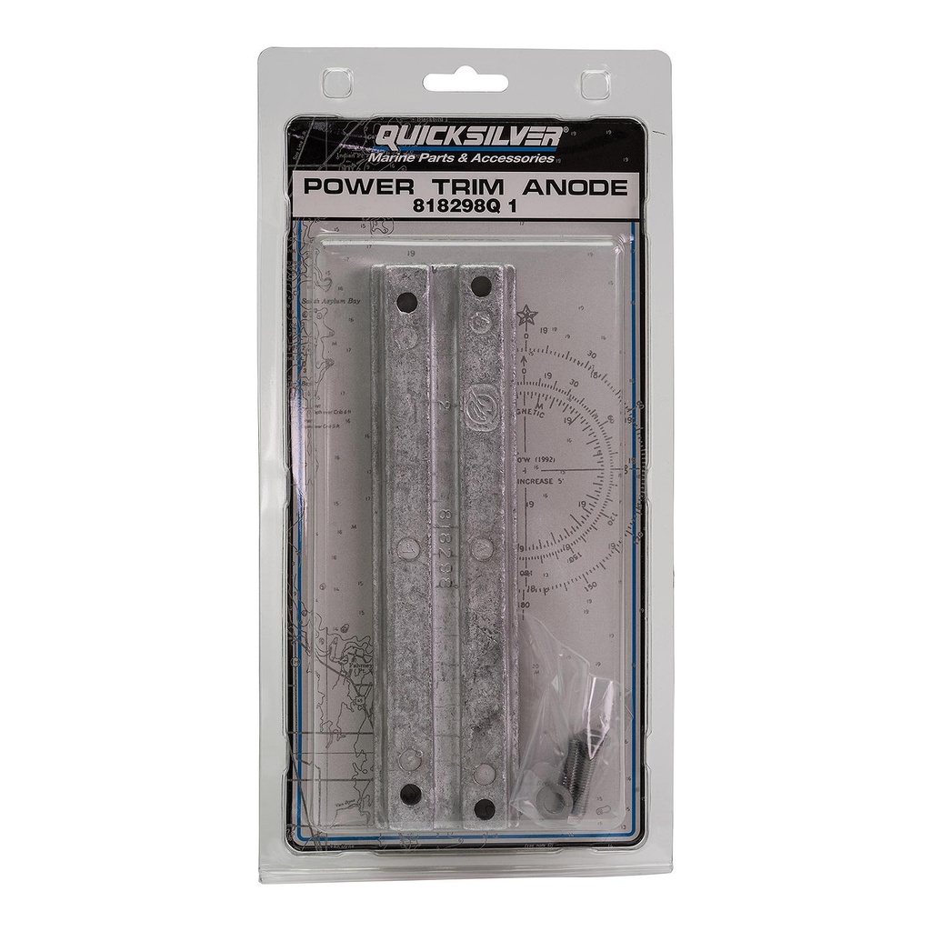 Quicksilver 816976T1 Anode power trim aluminum for Mercury and Mariner