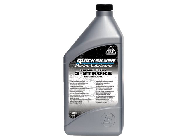 Quicksilver 858026QB1 Premium plus 2-stroke outboard oil TC-W3 1L