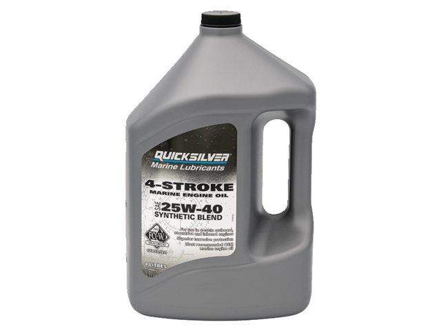 Quicksilver 8M0086227 25W40 4-tahti puolisynteettinen moottoriöljy4L