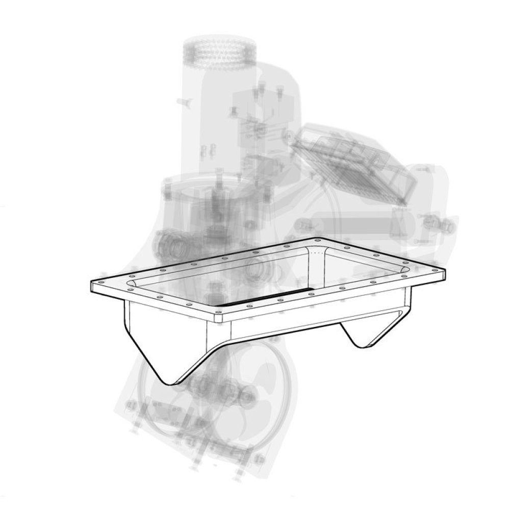 Muotti kehyksessä ø185mm sisäänvedettäville potkureille