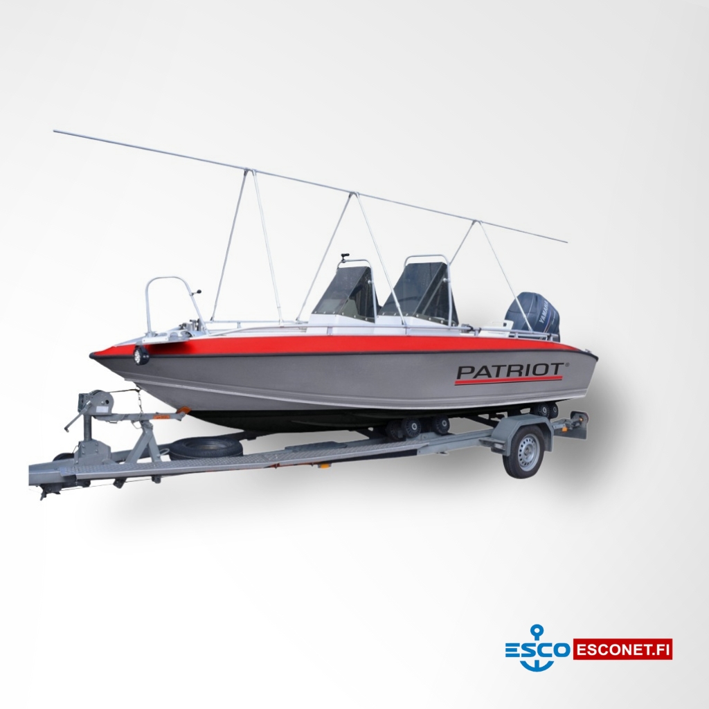 Patriot Marine 6m talvisäilytysteline venepeitteelle, soveltuu 4-6m veneille, rakenne alumiinia