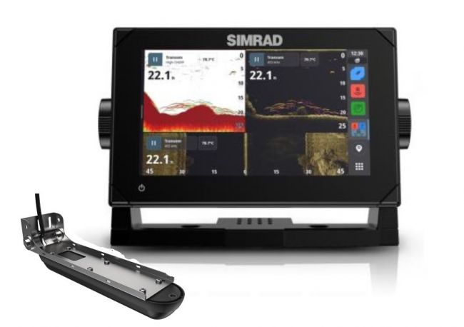 Simrad NSX 3007 monitoiminäyttö, sis Active Imaging kaikuanturin