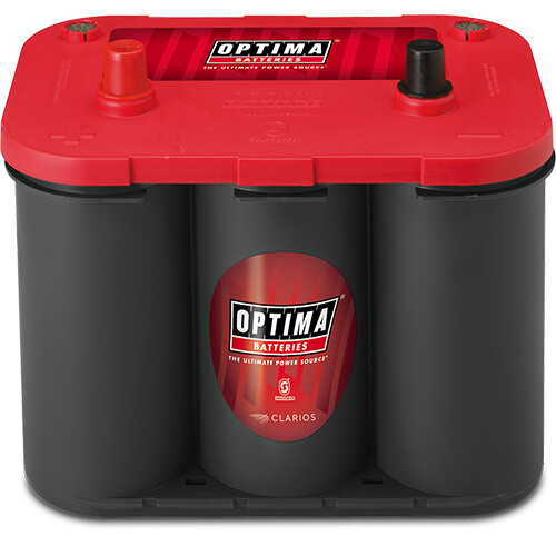 OPTIMA RedTop 12 V 50 Ah (815 CCA, BCI34, oikea napaisuus)