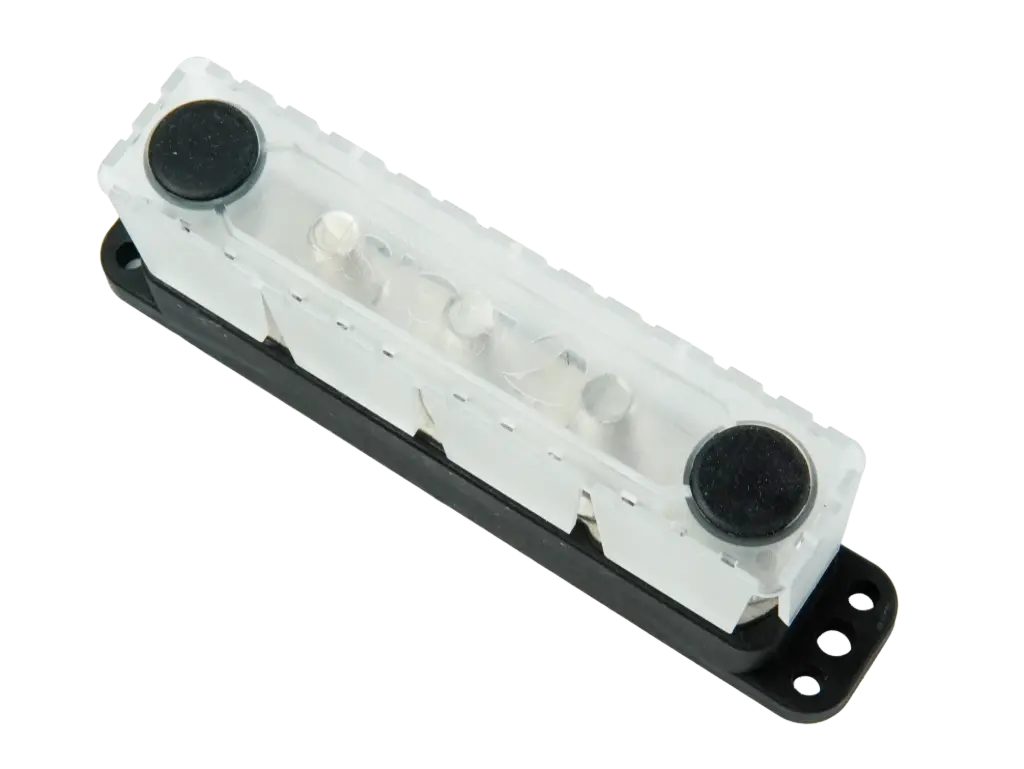 EGIS 6601-500B PowerBar kytkentäkisko 5x M10, 600A kannella Bulk