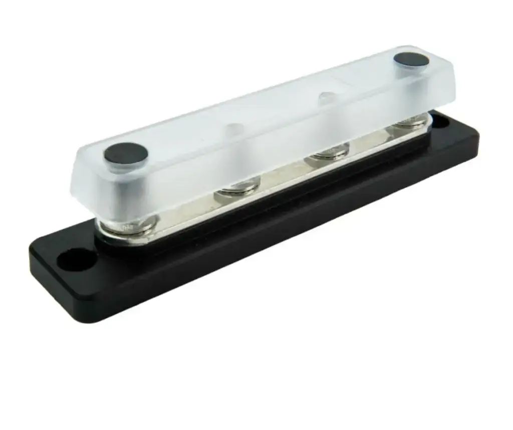 EGIS 6151-400 CommonBus Kytkentäkisko 4 x 1/4" (~M6) 150A kannella