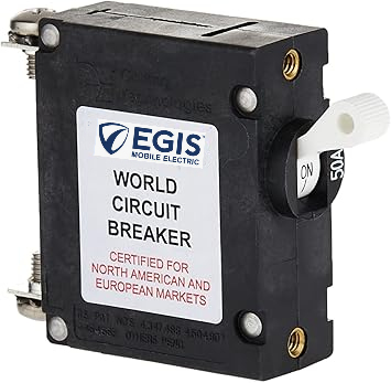 EGIS A-sarjan valkoinen 40A kytkinpaneelikatkaisija