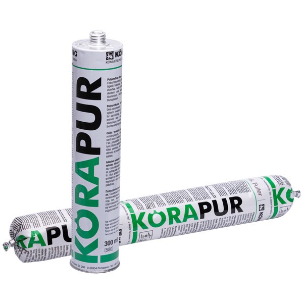 Kömmerling Körapur 125 polyuretaani liimamassa 300ml Valkoinen