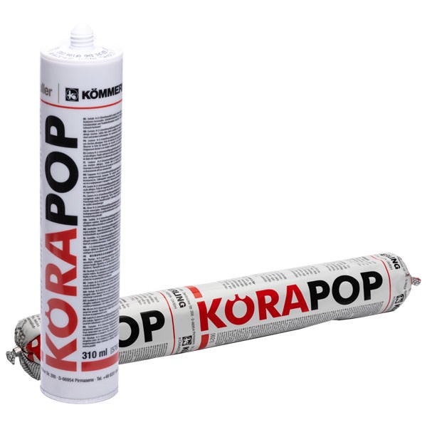 Kömmerling Körapop 125 polymeeri liimamassa 300ml musta