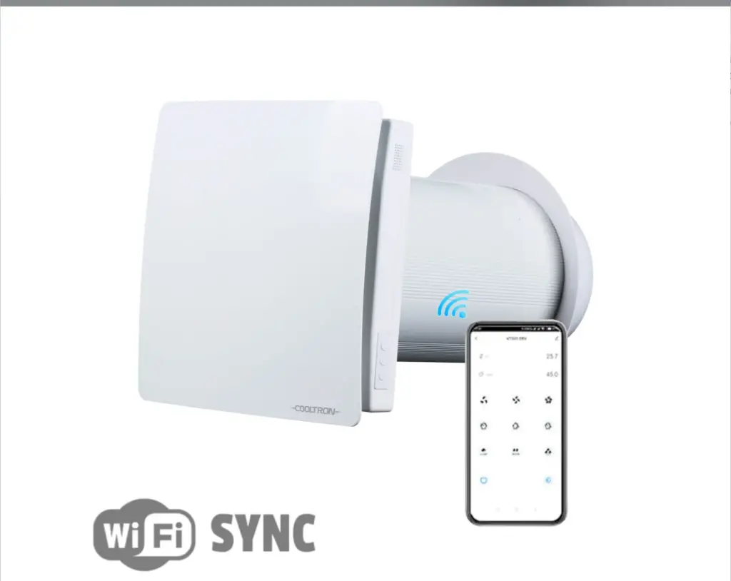 Cooltron Reco 60 SYNC WIFI ilmanvaihtokone lämmön talteenotolla