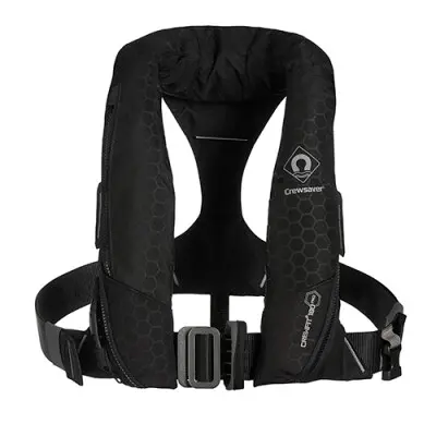 Crewfit 180N PRO paukkuliivi Musta, hupulla ja valolla