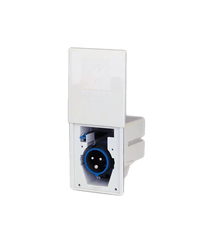 Mennekes CEE syöttöpistorasia runko (caravan) (IP X4) (CEE-GSS)