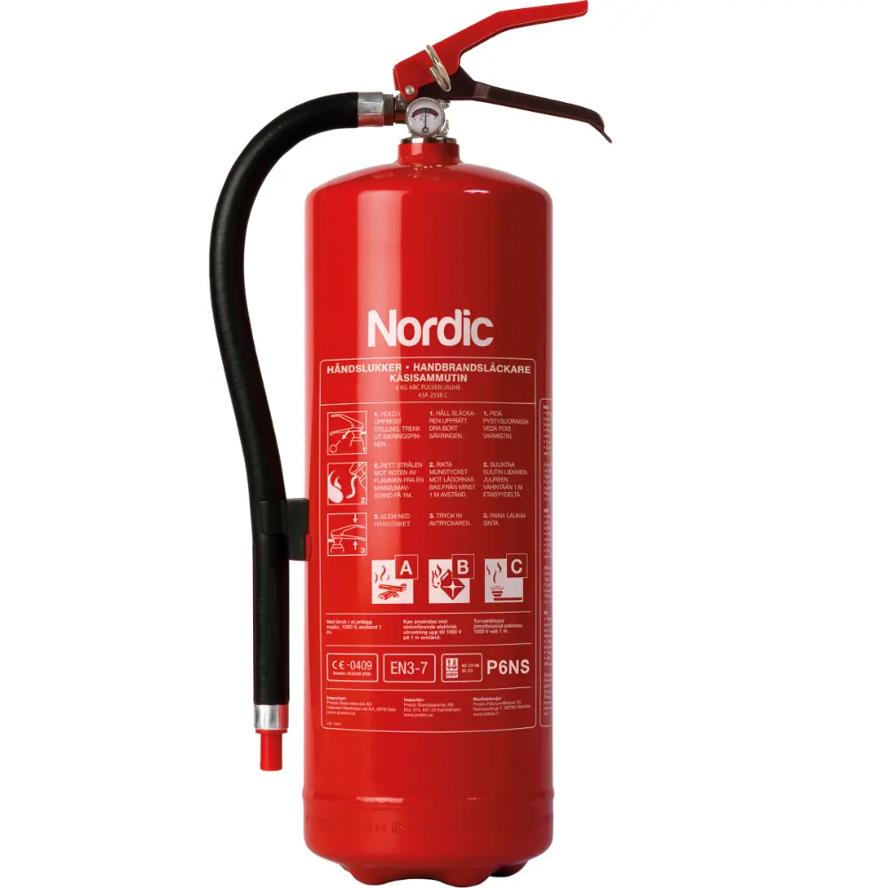 Nordic P6NS 6 kg jauhesammutin 