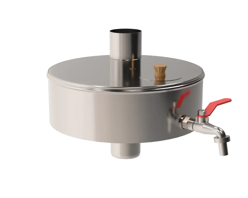 Telttasaunan piippuvesisäiliö 6PVSC Lempi  kiukaaseen 