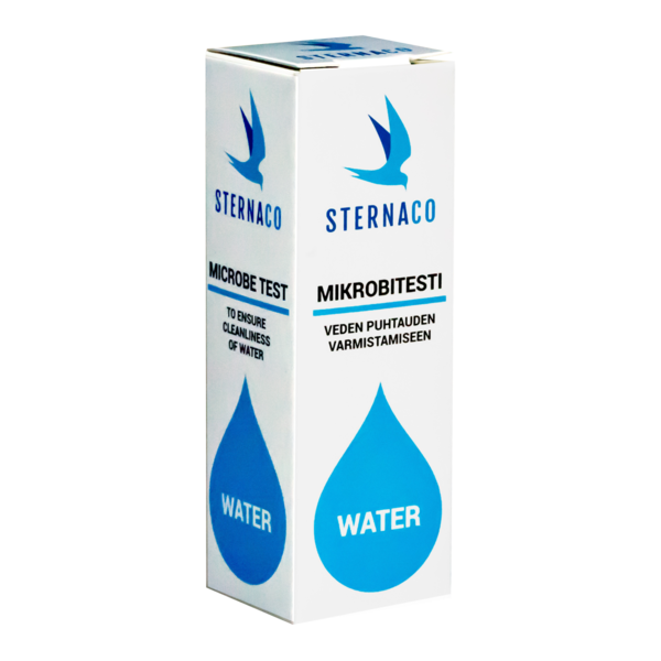 Sternaco Water, vesijärjestelmien bakteeritesti.