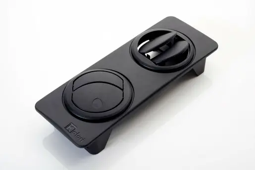 Kalori – Ilmasuulake – Suorakaide – Säädettävä ja suljettava 143 x 30 x 54mm Clip on kiinnitys