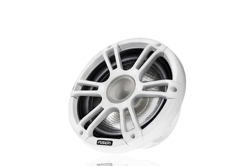 Fusion, 6.5 Marine Signature 2-tie kaiutin valkoinen Sports LED grilli,