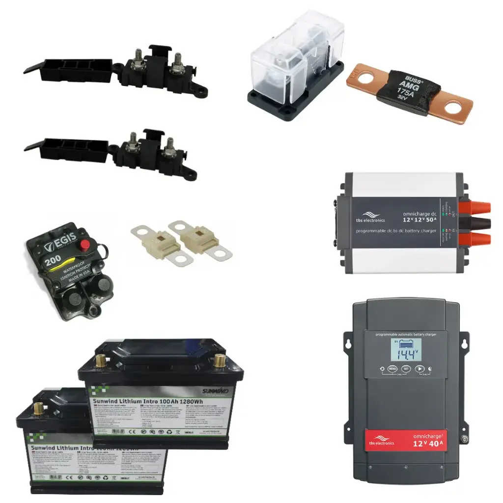 Litium päivityspaketti, Exide 2x100Ah + TBS + EGIS