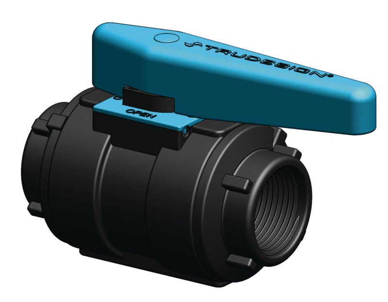 Trudesign kuulaventtiili 1 1/4" BSP komposiitti