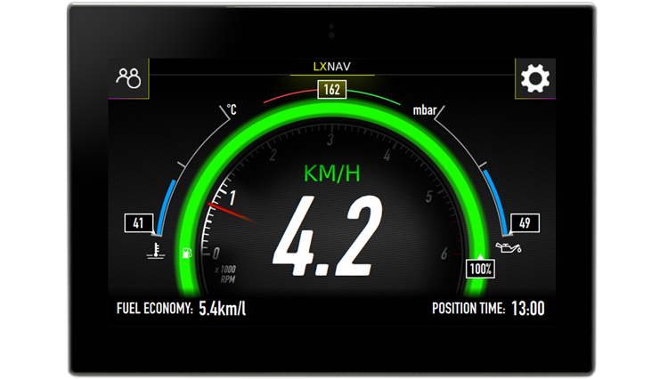 LXNAV E500 5 tuuman superkirkas instrumentti ja monitoiminäyttö