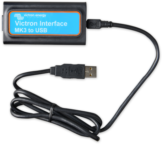 Victron Energy VE BUS MK3 RJ45-USB tietoliikenneadapteri.