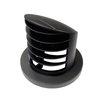 Eberspächer – Ilmasuulake – Ø 60 mm – Pystymalli – 90° – Musta