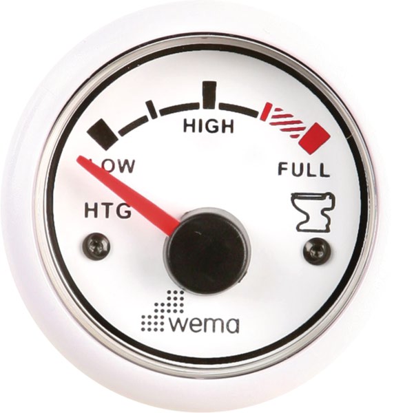 WEMA septitankin mittari, valkoinen 240-30ohm