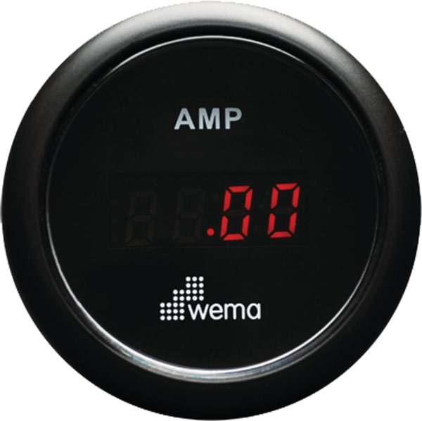 WEMA Ampeerimittari  +/- 150 AMP, musta