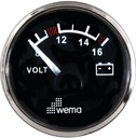 [9514700326] WEMA Volttimittari 12V musta 110630