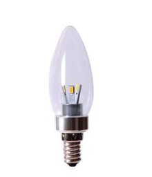 [243210] E14 kynttilä LED kirkas polttimo 12V 3W